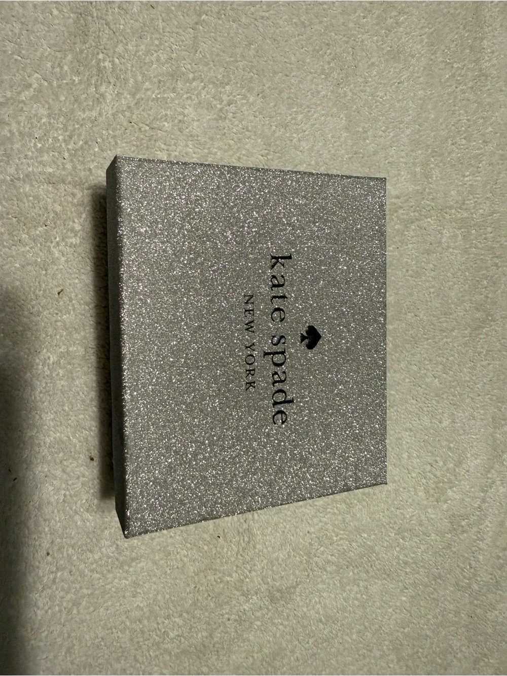 kate spade Black Glitter Card Case